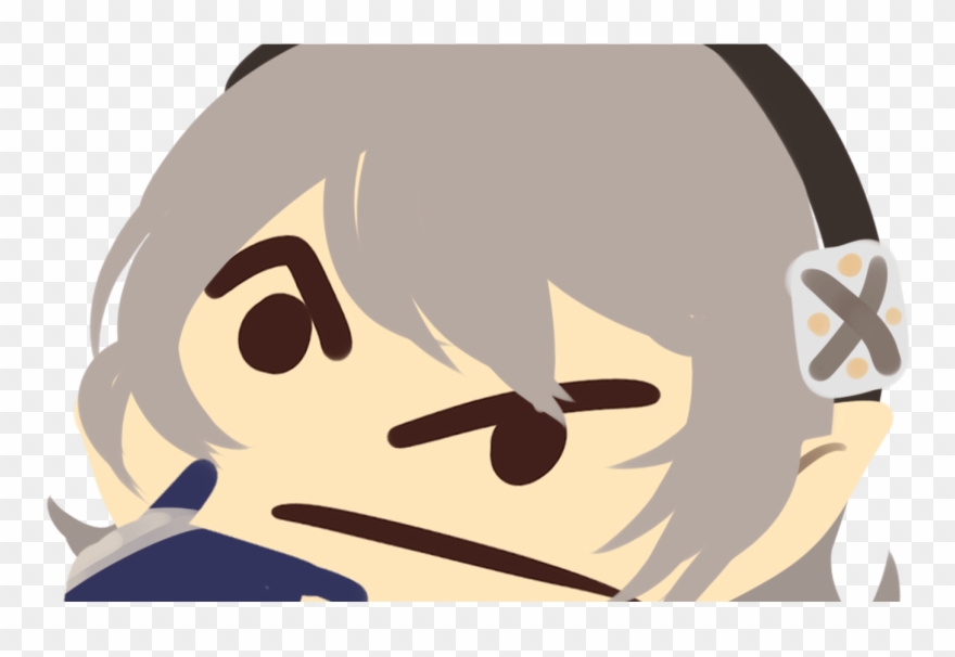 Thinking Corrin Thinking Face Emoji Know Your Meme - Glowing Eyes Thinking Emoji Clipart