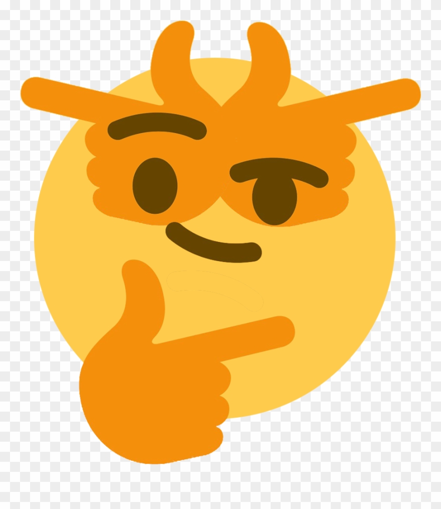 Thinking Emojis - Thinking Man Emoji Clipart