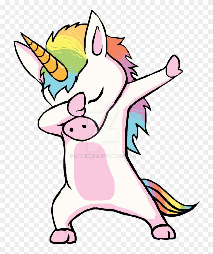 816 X 979 7 - Dabbing Unicorn Clipart