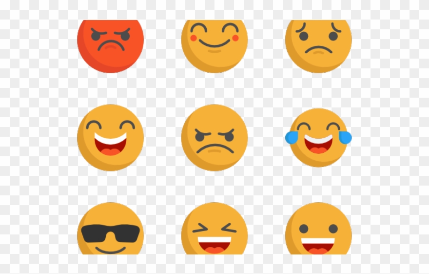 Emoji Face Clipart Feeling - Smiley - Png Download