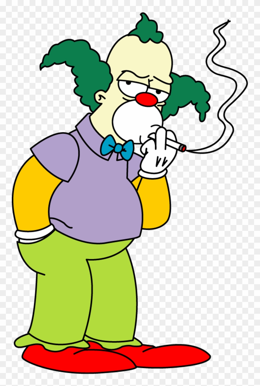 Krusty The Clown Clipart - Krusty Clown - Png Download