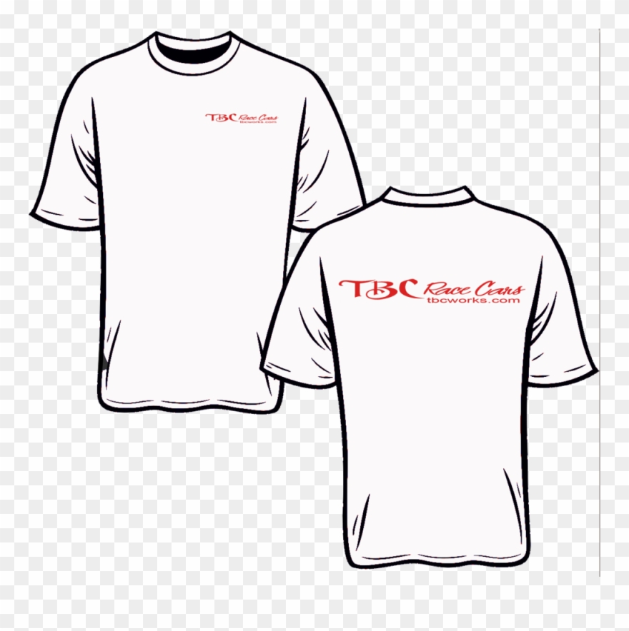 Tbc Race Cars White Copy - Active Shirt Clipart
