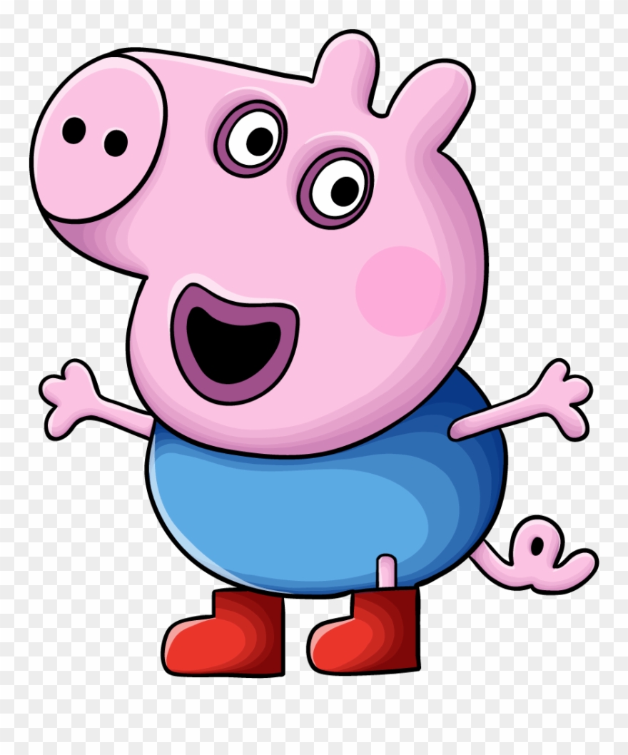 Peppa Pig Characters - Cartoon Superhero Easy To Draw Clipart