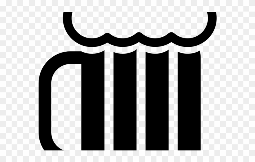 Beer Clipart Black And White - Png Download