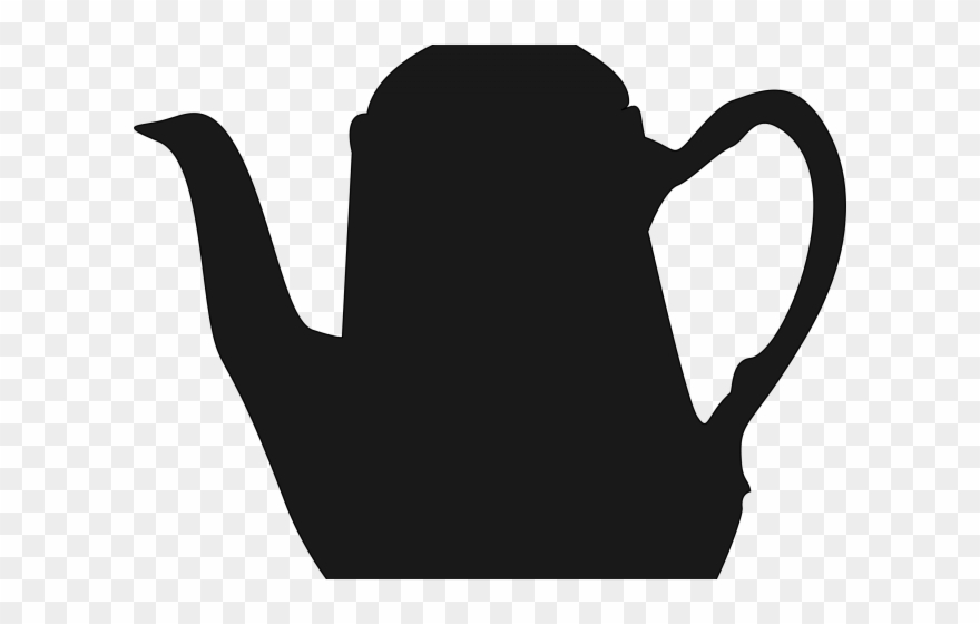 Teapot Clipart Clip Art - Black Clipart Teapot - Png Download