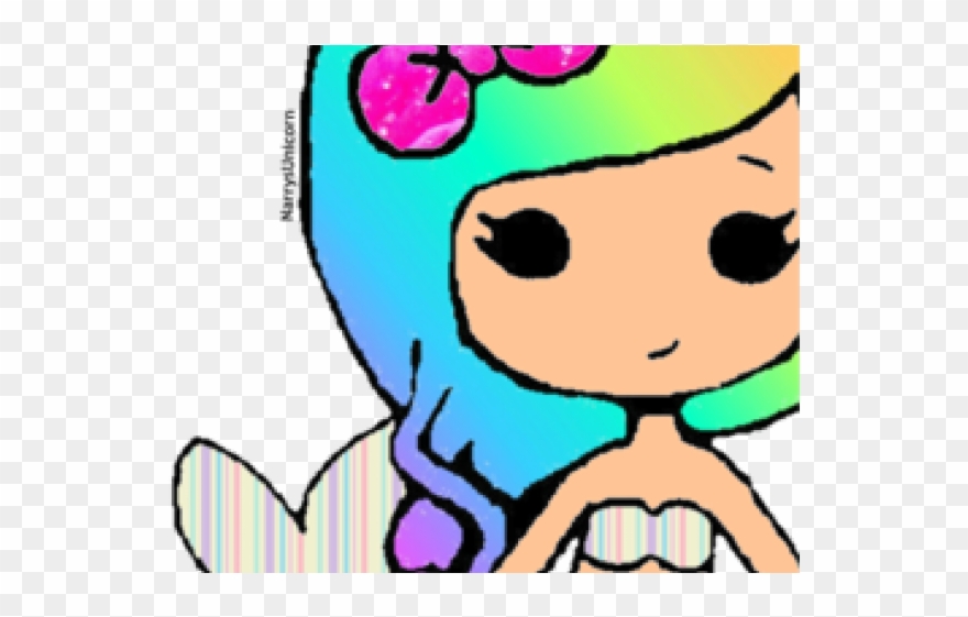 Chibi Clipart Unicorn - Chibi Girl Mermaids - Png Download