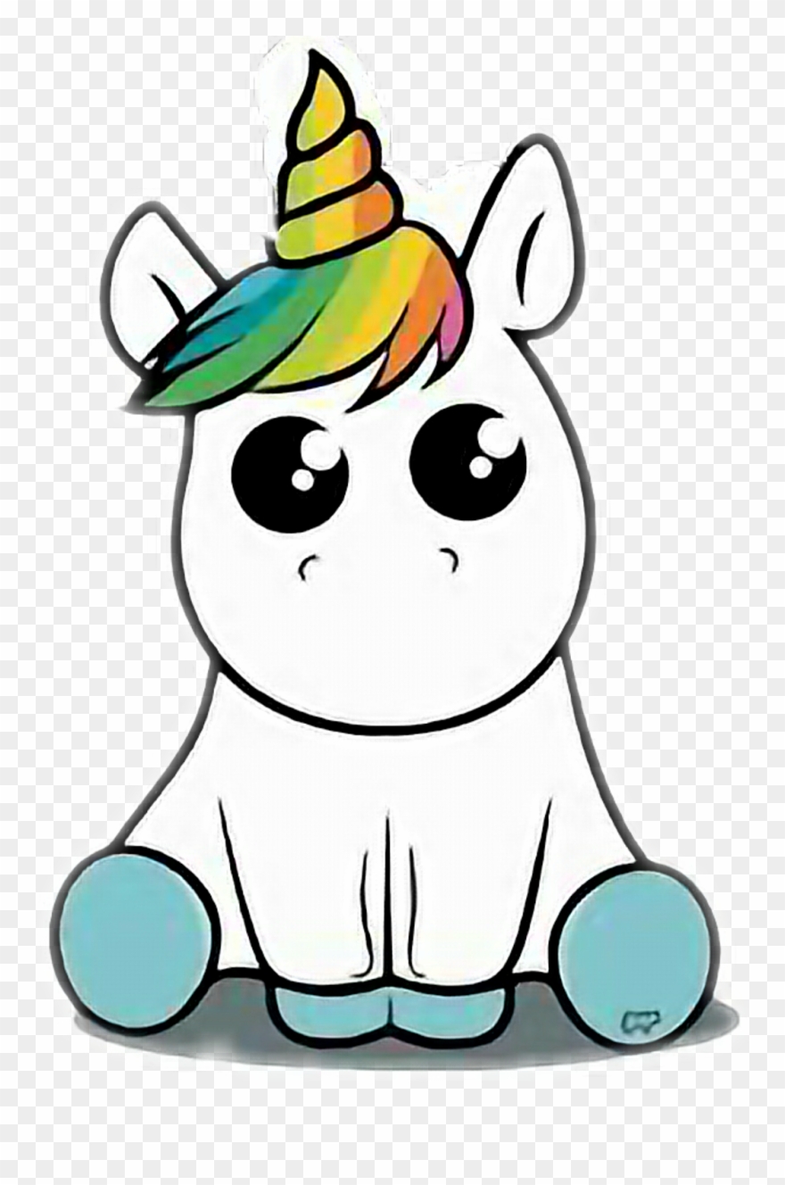 Unicornio Sticker - Dibujos De Escandalosos Para Dibujar Clipart