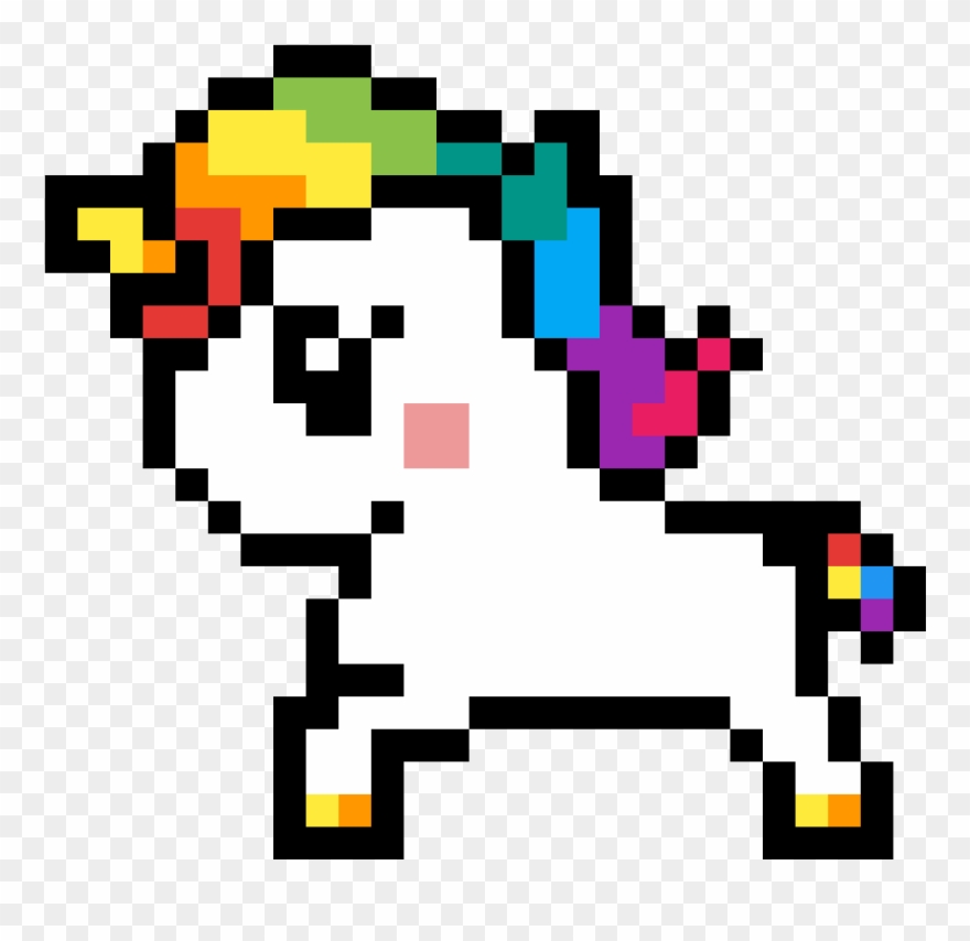 Baby Unicorn - Facile Pixel Art Pokemon Clipart