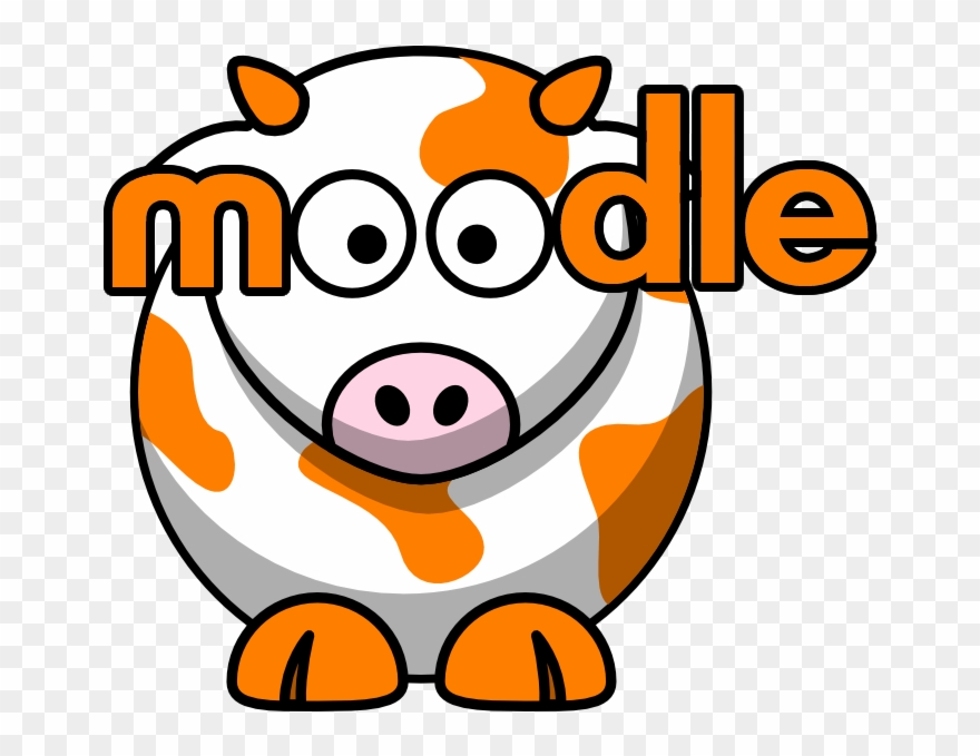 How To Moodle - Cartoon Cow Clipart