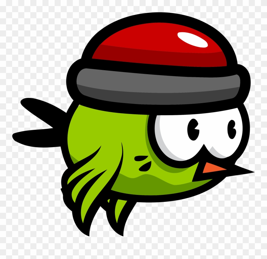 Big Image - Flying Cartoon Bird Png Clipart