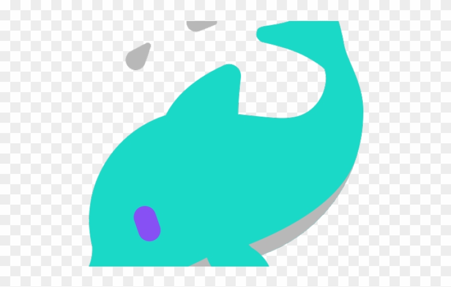 Drawn Dolphins Pop Art Clipart