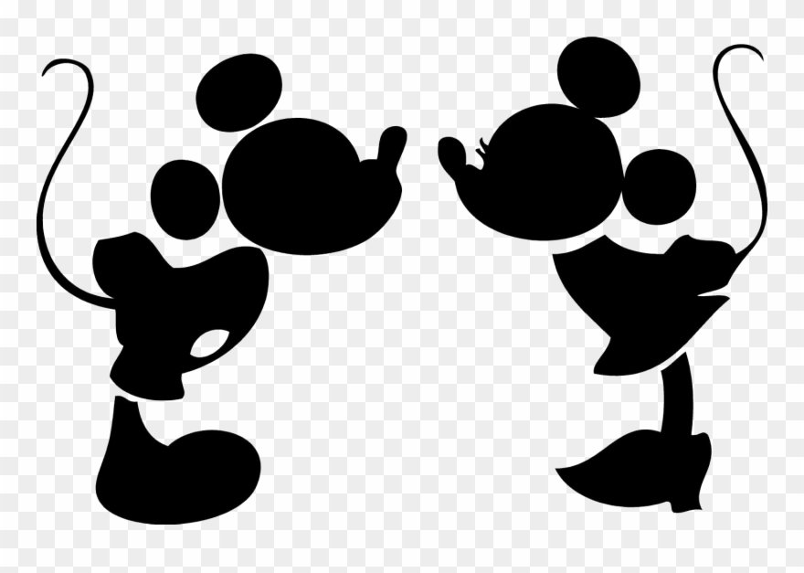 Mickey Mouse Silhouette Clip Art Cliparts Co - 2017 Thank You Cards - Png Download