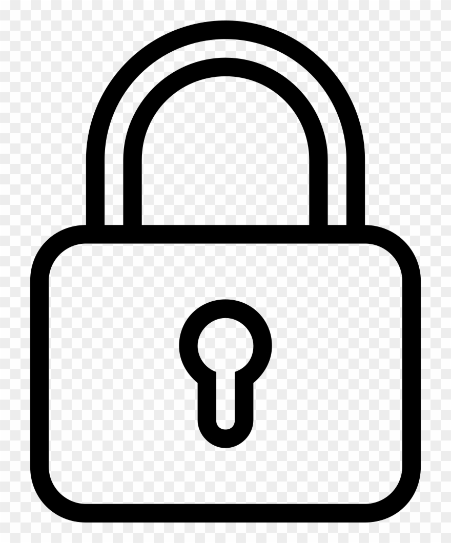 764 X 980 5 - Padlock Icon Png Clipart
