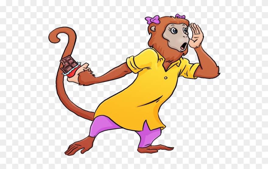 Darcy Howler Monkey - Cartoon Clipart