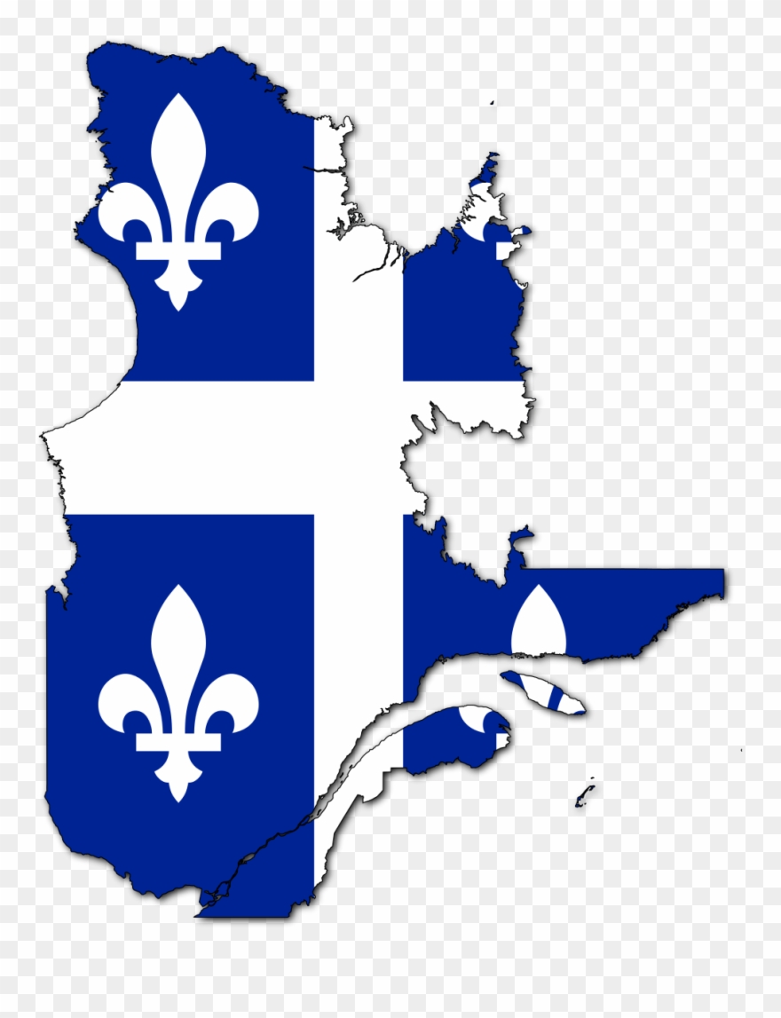 Open - Transparent Quebec Flag Clipart