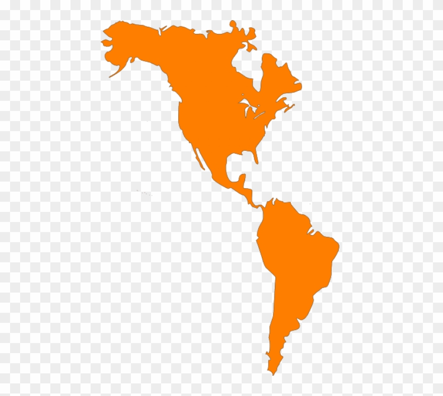 Free Png Download North And South America Map Png Images - North And South America Map Clipart Transparent Png