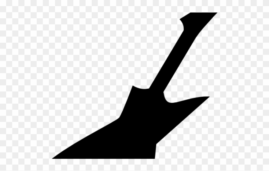 Electric Guitar Silhouette Png Clipart
