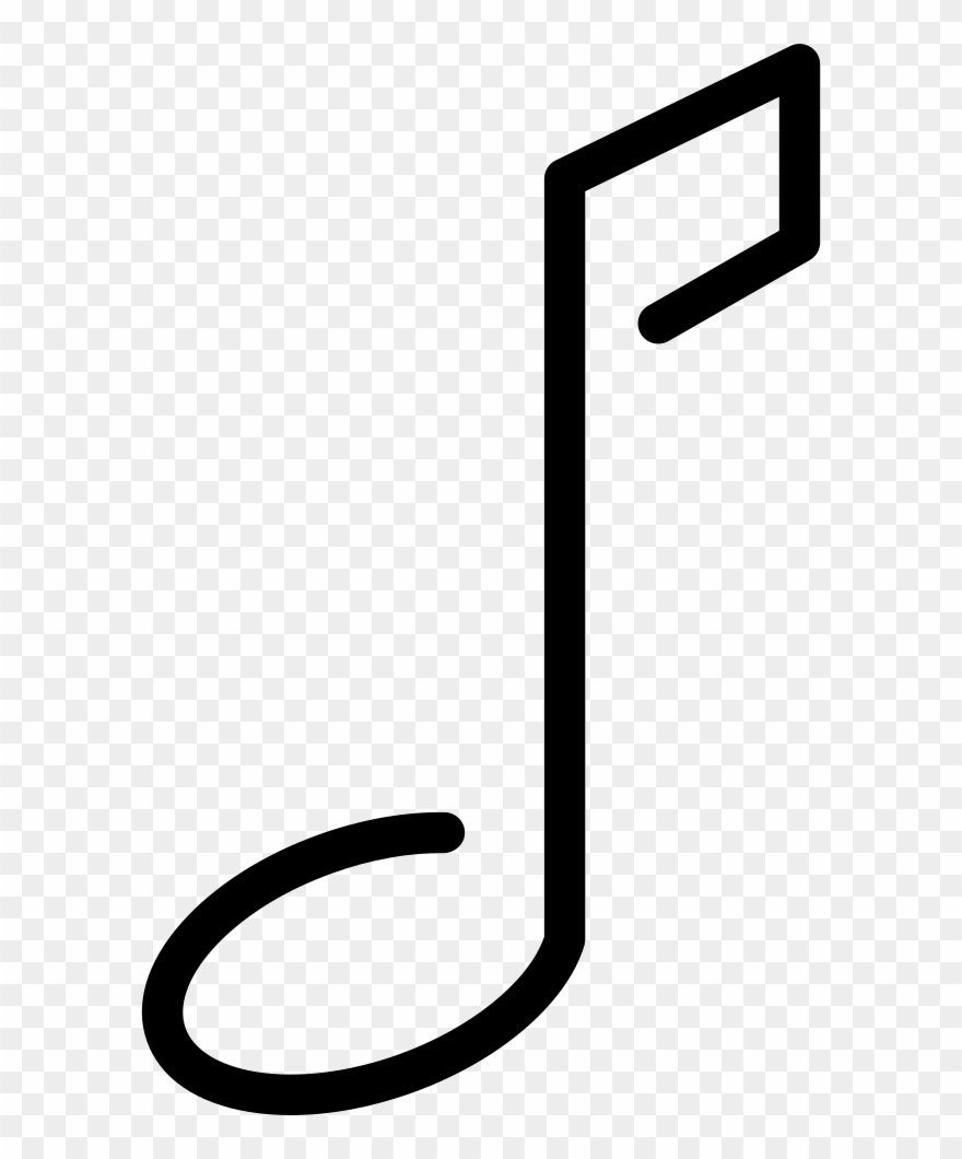 Big Music Note Comments Clipart