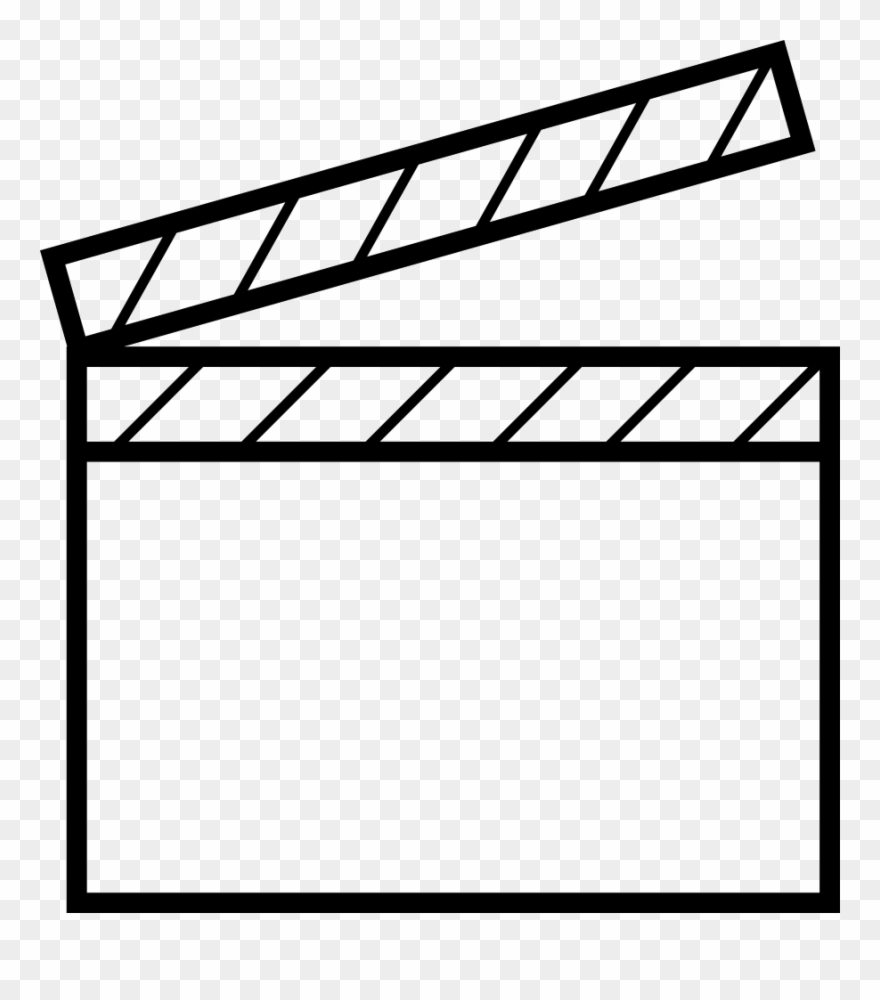 Png File Svg - Simbolo De Cine Para Colorear Clipart