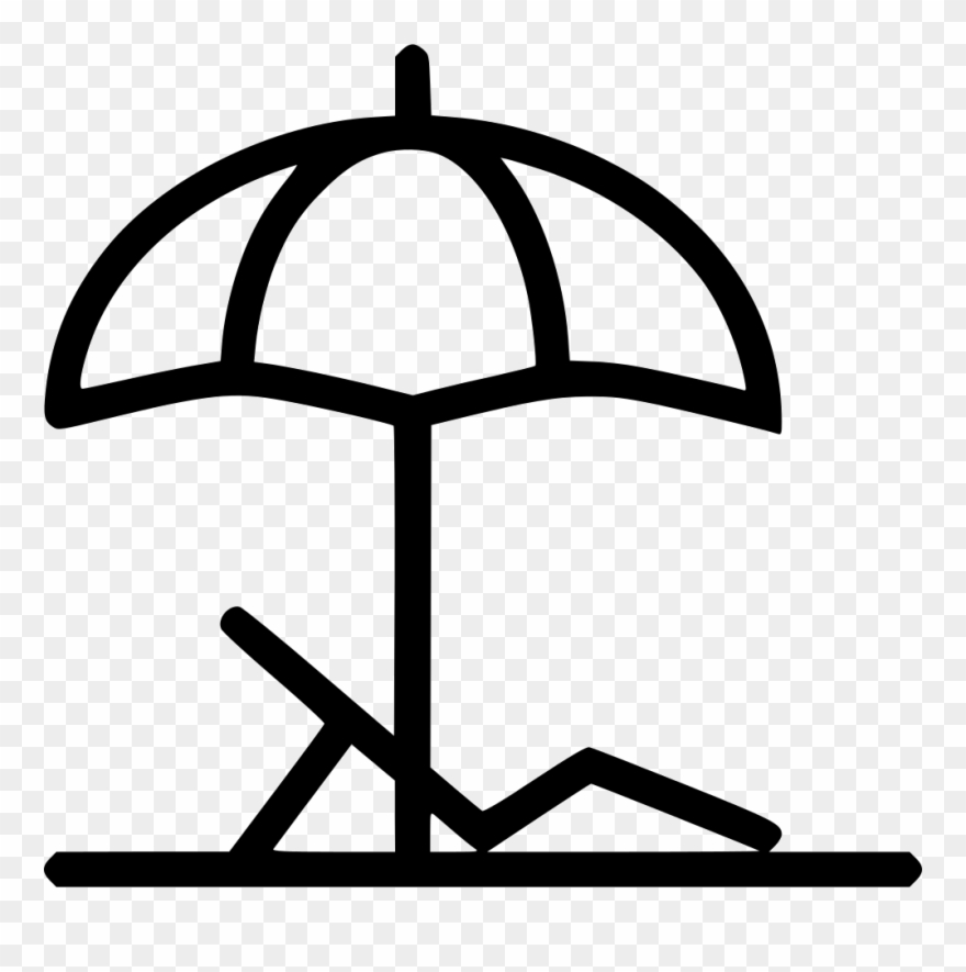 980 X 942 0 - Beach Umbrella Icon Png Clipart