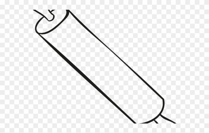 The Kitchen Clipart Rolling Pin - Line Art - Png Download