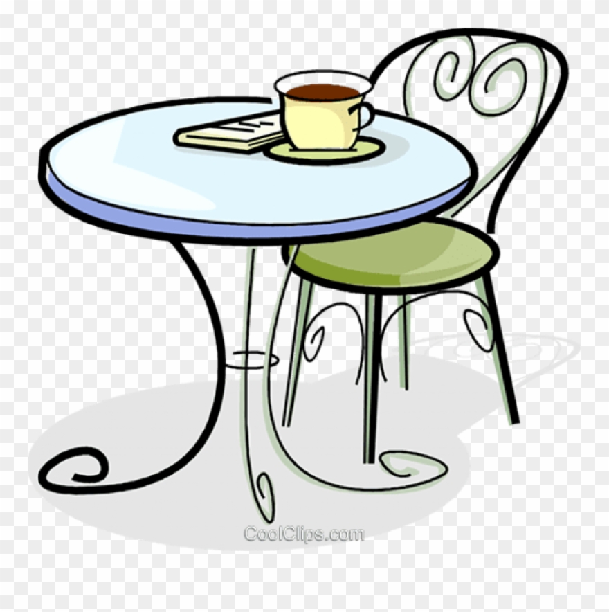 Free Png Download Coffee Cup On Table Png Images Background - Cup On The Table Cartoon Clipart