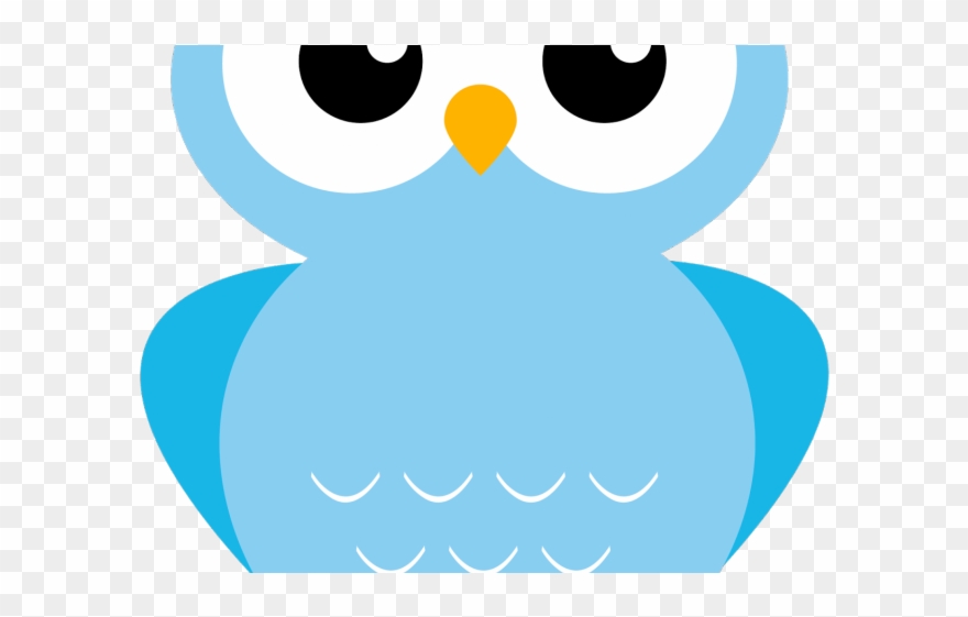 Navy Clipart Blue Owl - Png Download