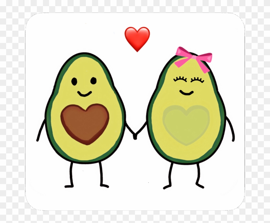 Couple Sticker - Aguacate Love Clipart