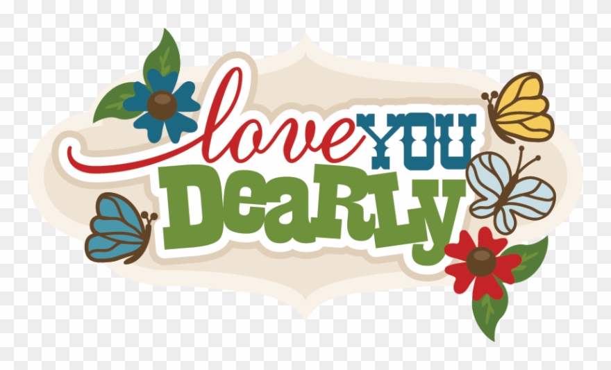Love You Dearly Clipart