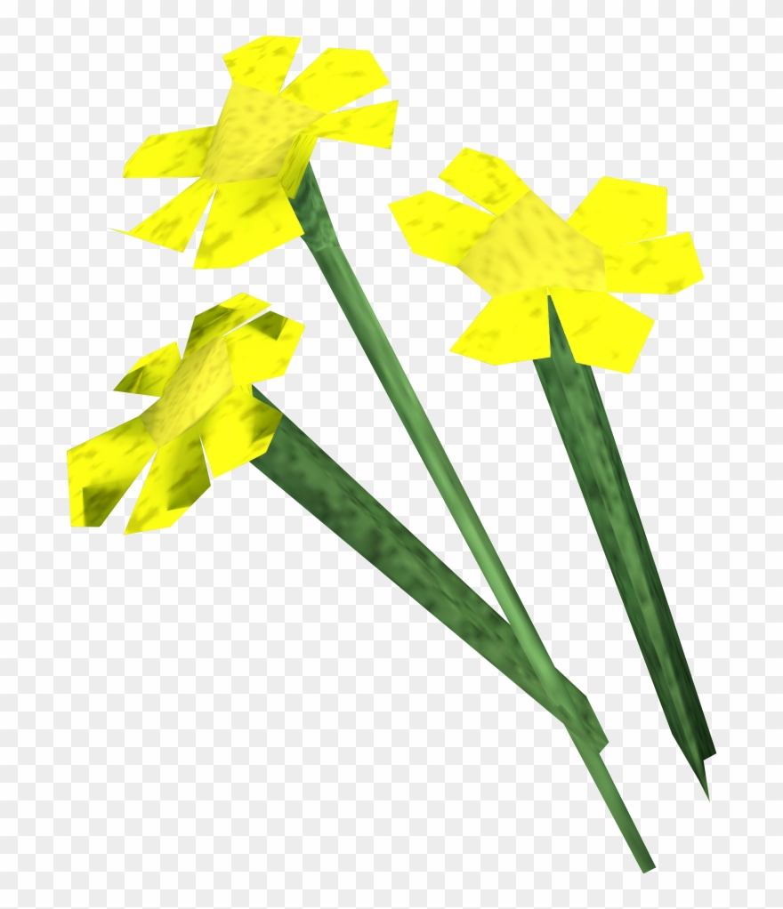 Yellow Flower Clipart September Flower - Runescape Flower - Png Download