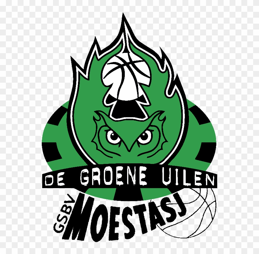 De Groene Uilen-moestasj Logo Zonder Wit - Groene Uilen Clipart