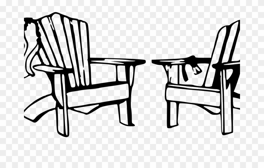 Free Beach Chair Cliparts, Download Free Clip Art, - Beach Chair Clipart Black And White - Png Download