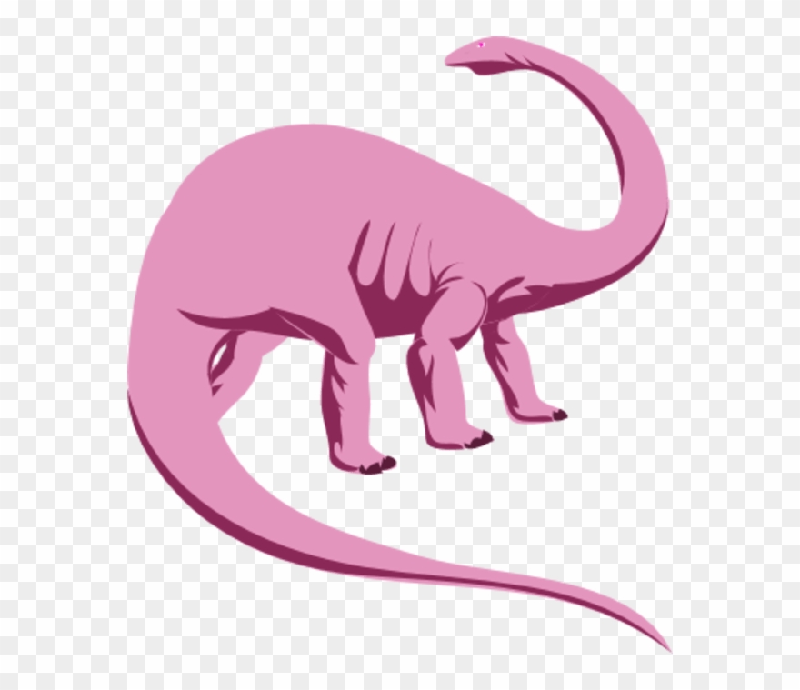 Dinosaur - Pink Dinosaur Transparent Clipart