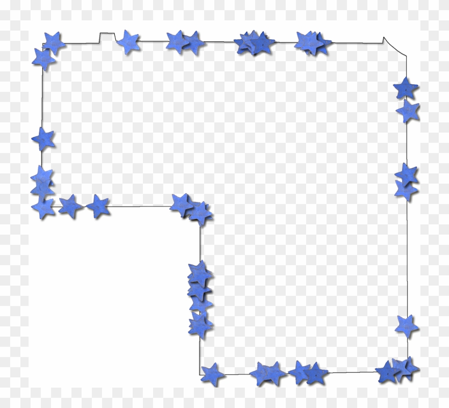 A Map Of Hendry With A Thin Black Outline, Inner Drop Clipart