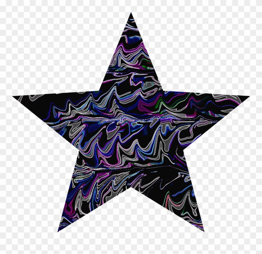 Star Sticker - Silver Star Pgn Clipart