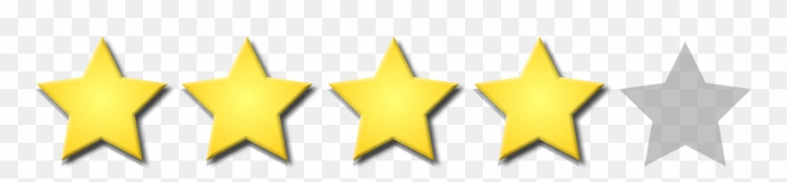 1920 X 500 26 - Transparent 4 Star Rating Clipart (#3473608) - PinClipart
