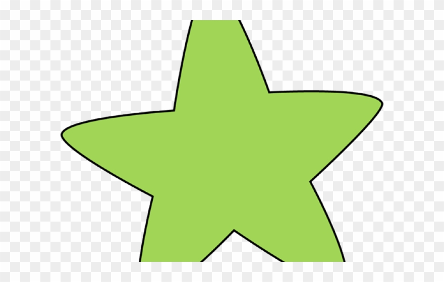 Star Clipart Green - Png Download