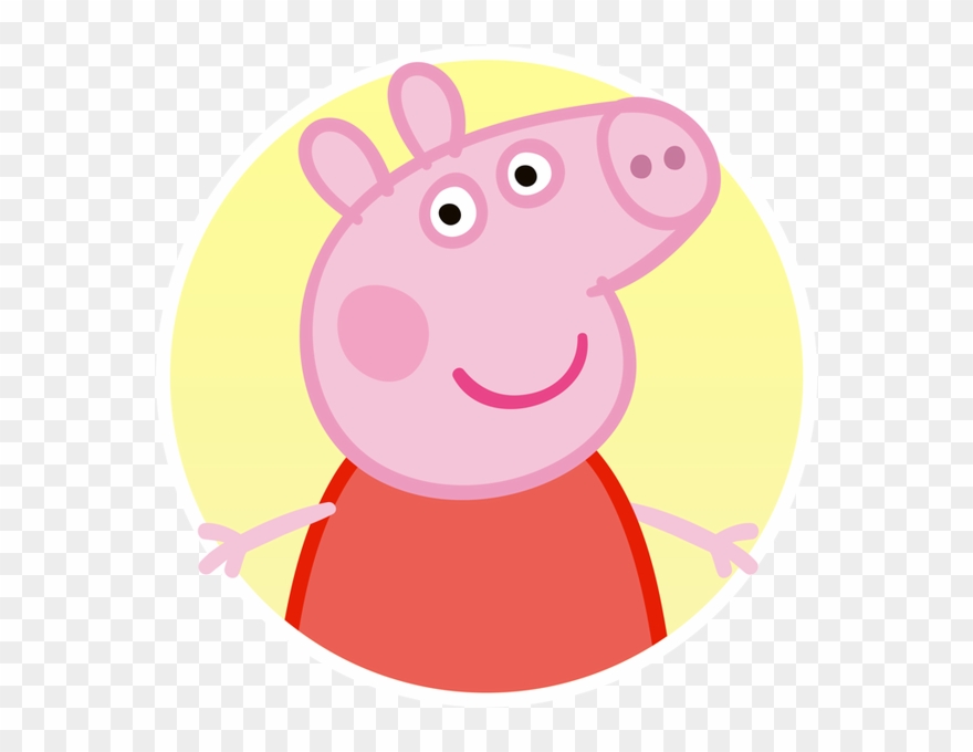 Peppa Pig Reading A Book Clipart