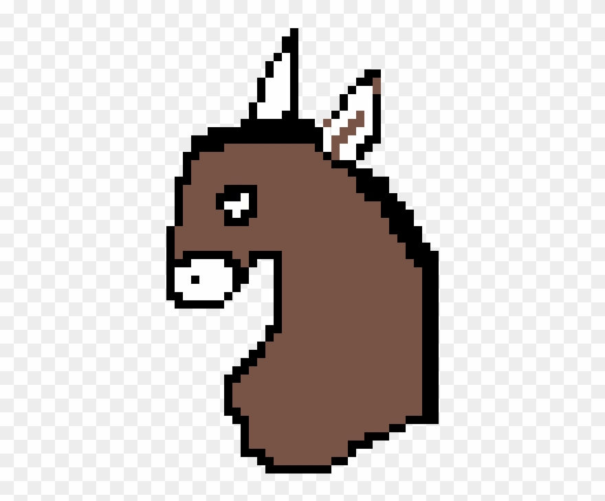 Equestrian Head - Cartoon Clipart