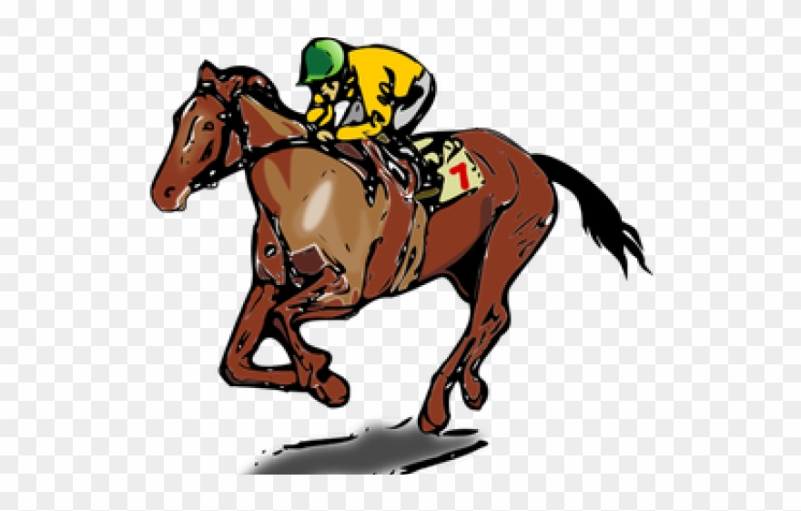 Horse Racing Clipart Border - Kentucky Derby Horses Clip Art - Png Download