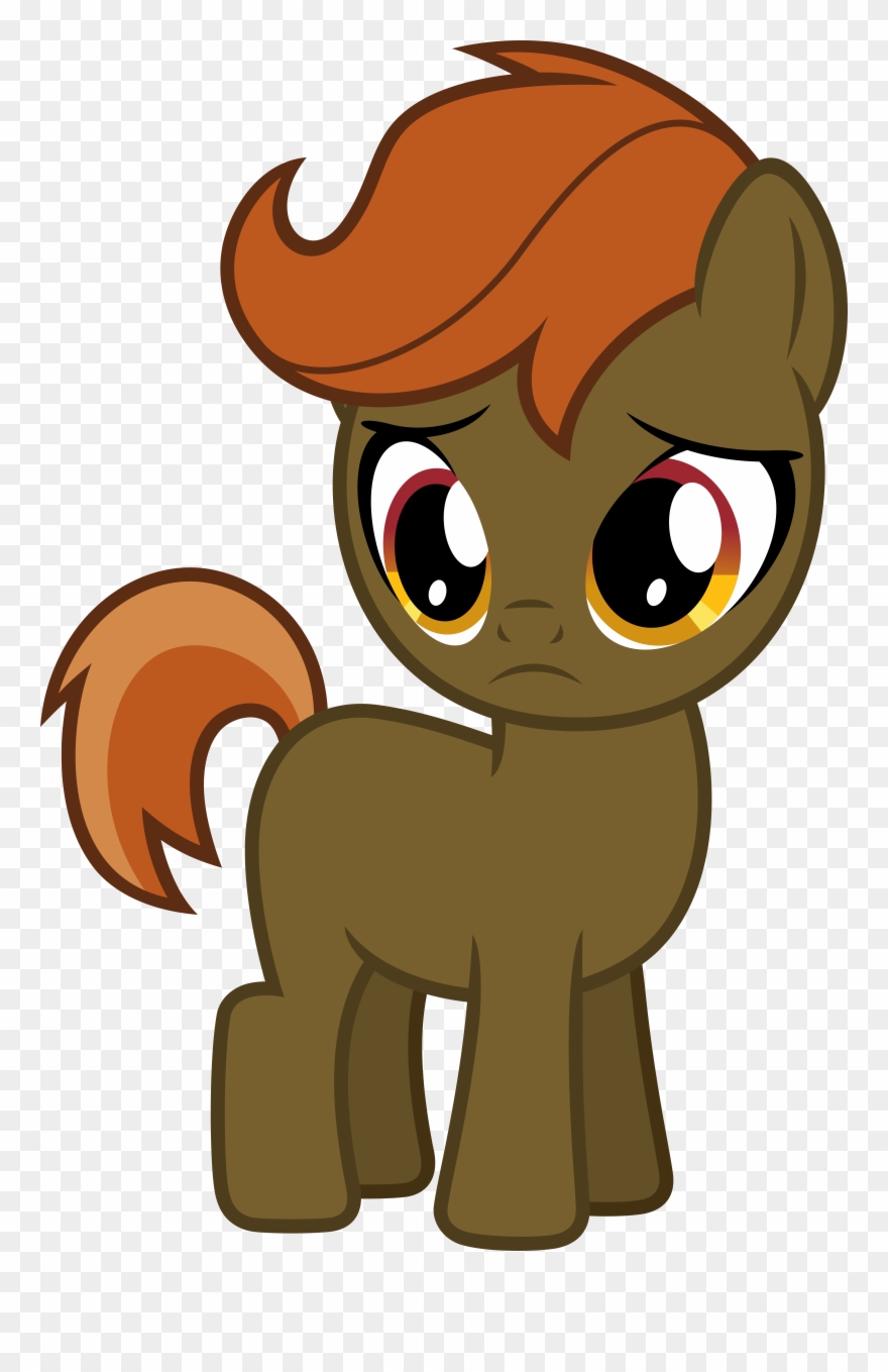 Sad Horse Clip Art - Mlp Button Mash Sad - Png Download