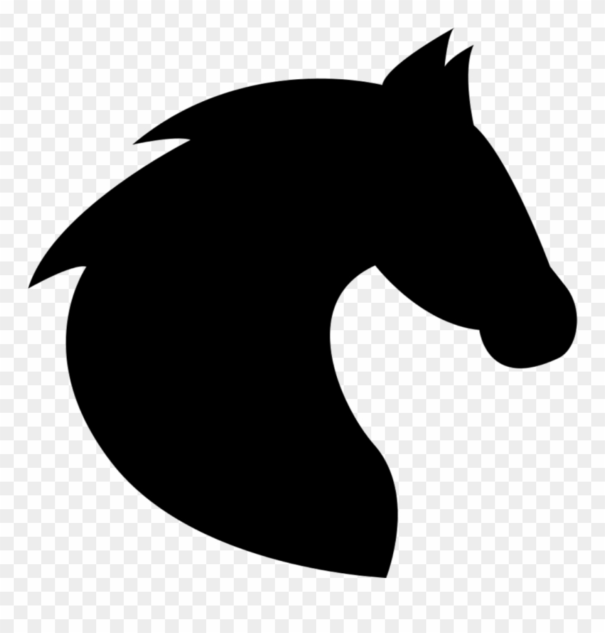 Bypass Cors, Utility - Silueta De Cabeza De Caballo Clipart