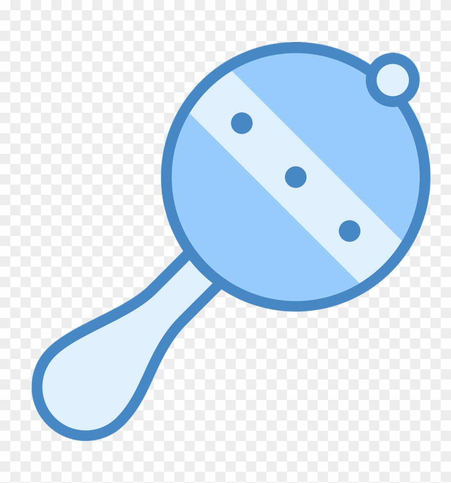 Baby Rattle Png - Blue Baby Rattle Png Clipart