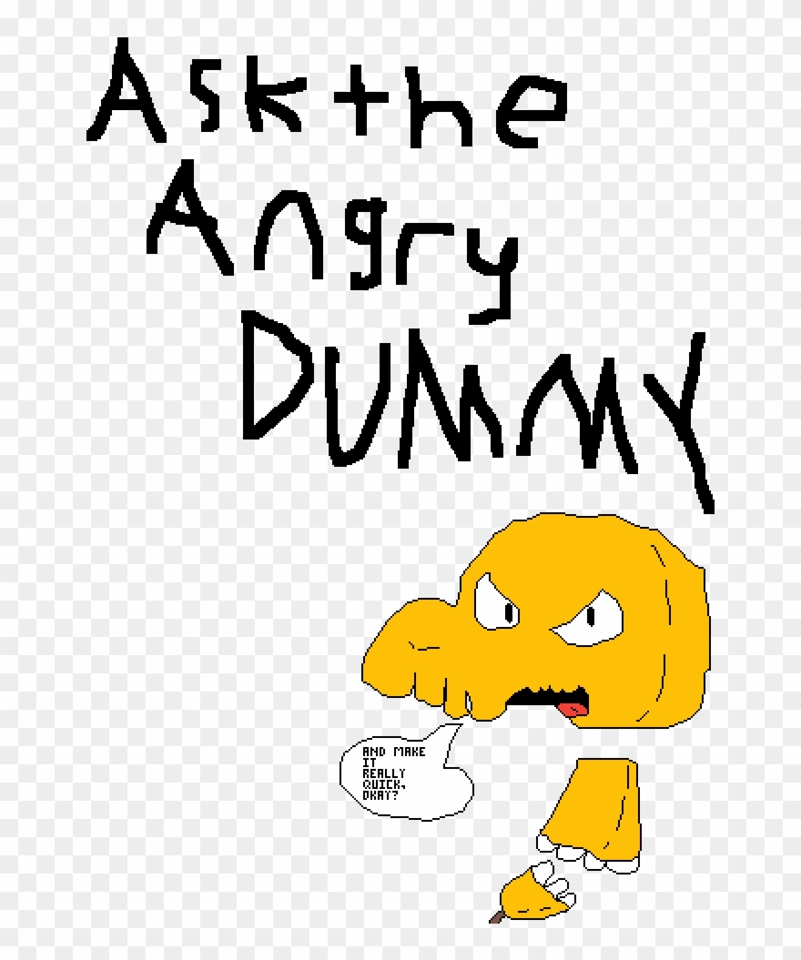 Ask The Angry Dummy Clipart