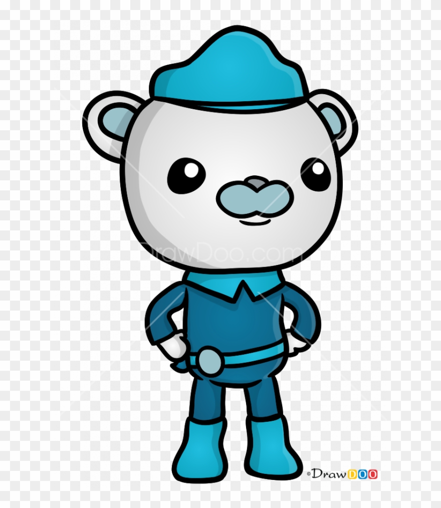 665 X 934 5 - Captain Barnacle How To Draw Clipart