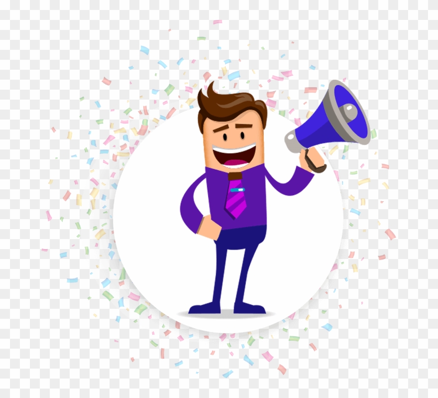 About K12 Ventures - Человек С Громкоговорителем Png Clipart