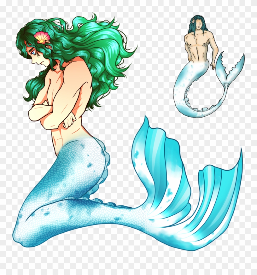 Collection Of Free Merman - Drawn Mermen Clipart