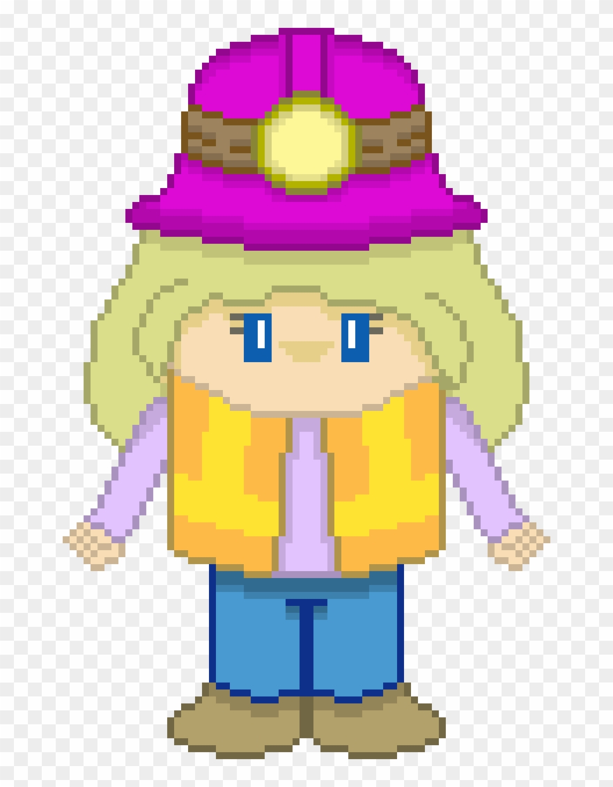 Prospecter Girl - Cartoon Clipart