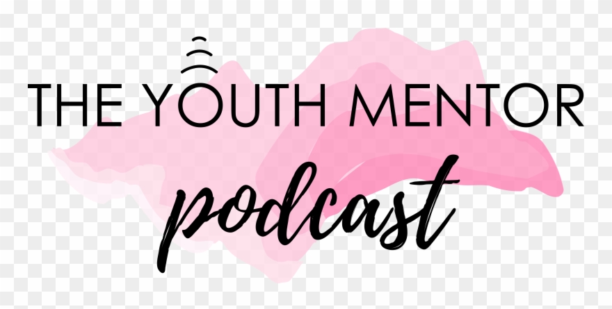 The Youth Mentor Podcast Logo Watercolour Pink - Calligraphy Clipart