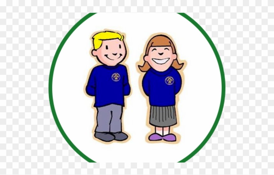Uniform Clipart Preschool - Primary School Uniform Cartoon - Png Download